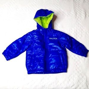 Nautica Baby Boy Blue Winter Jacket size 18M